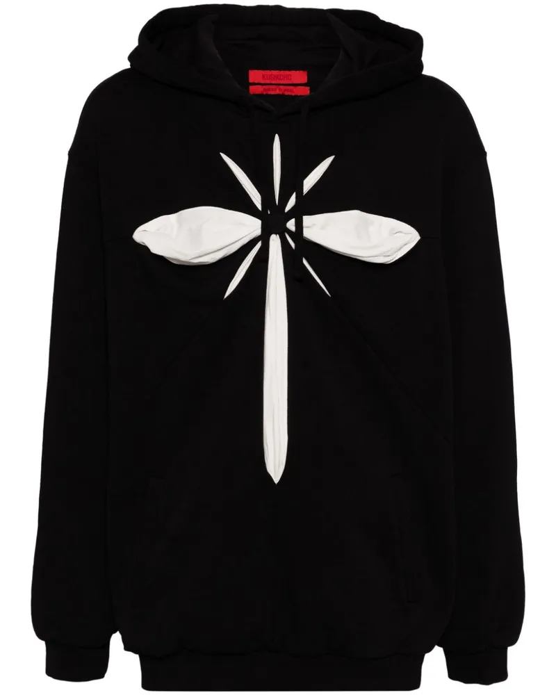 KUSIKOHC Origami Hoodie - Schwarz Schwarz