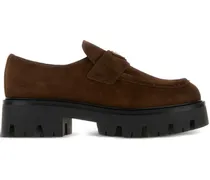 Loafer aus Wildleder - Braun