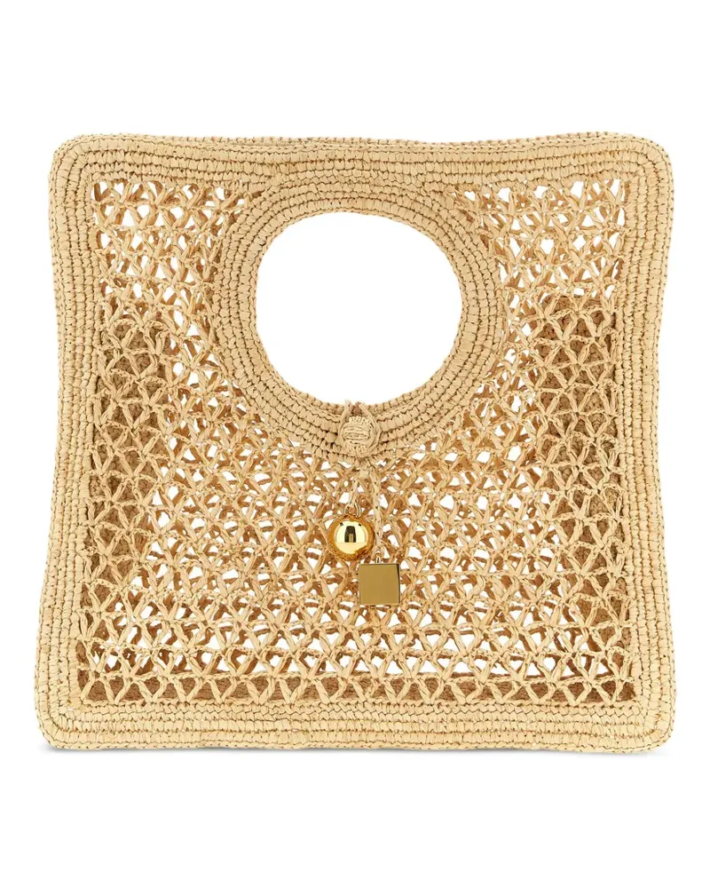 Jacquemus Tote Bag mit ineinandergreifendem Verschluss - Nude Nude