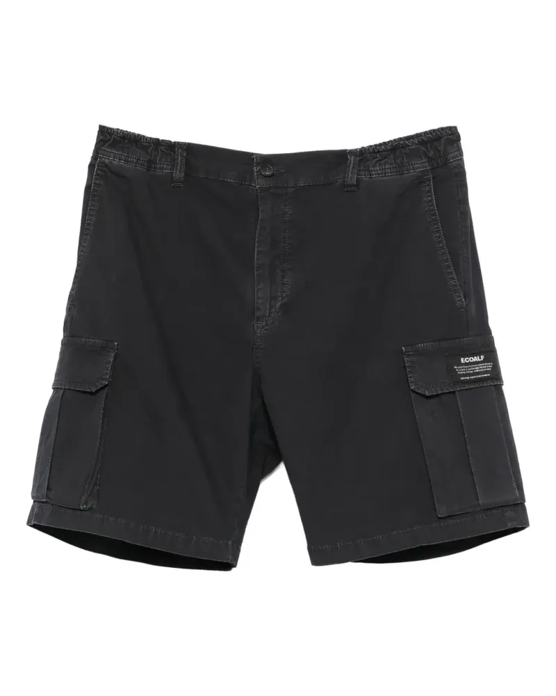 ECOALF logo-patch cargo shorts - Schwarz Schwarz