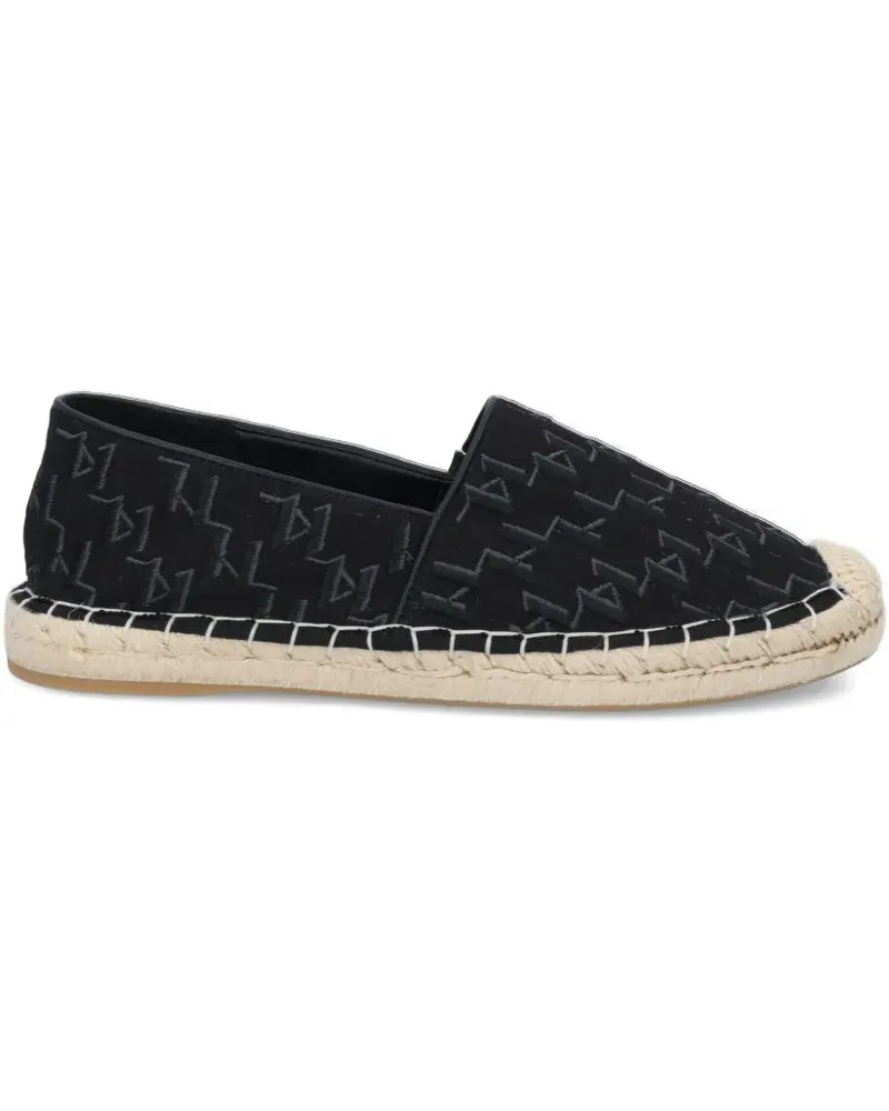Karl Lagerfeld Kamini Espadrilles - Schwarz Schwarz