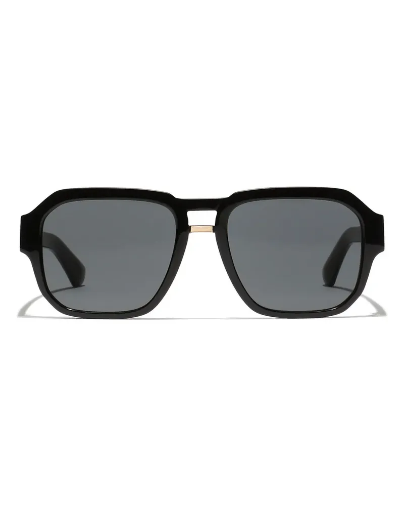 Dolce & Gabbana Sonnenbrille mit Oversized-Gestell - Schwarz Schwarz