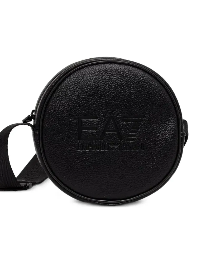 EA7 Umhängetasche mit Logo - Schwarz Schwarz