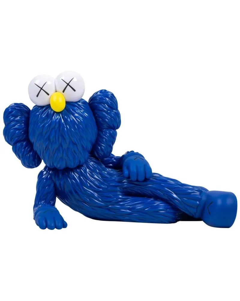 KAWS Time Off Figur aus Vinyl - Blau Blau
