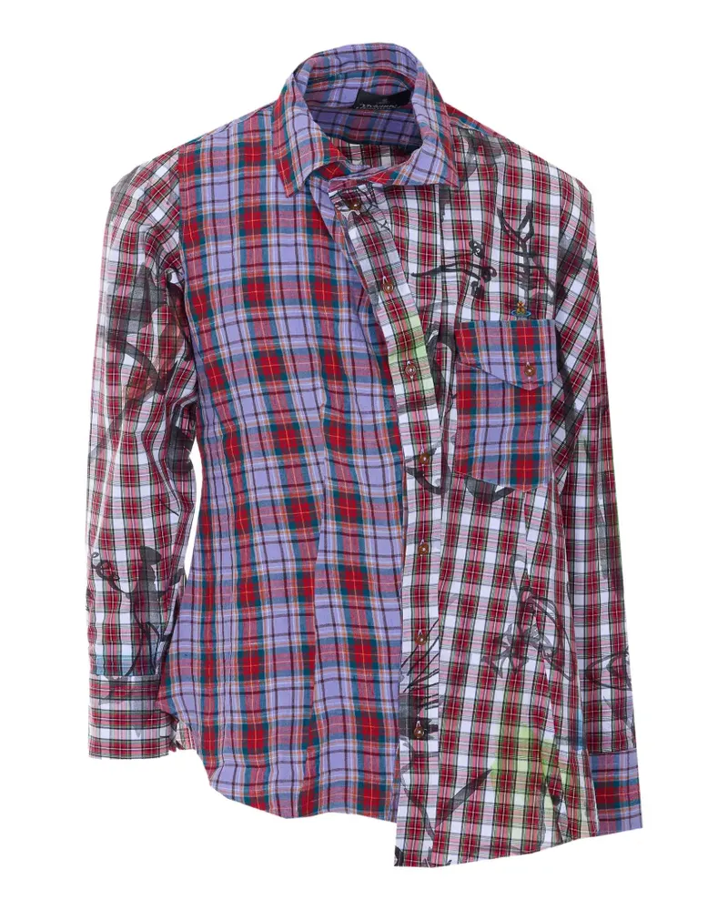 Vivienne Westwood check buttoned shirt - Rot Rot