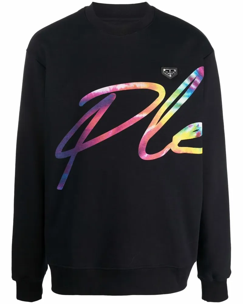 Philipp Plein Sweatshirt mit Logo-Print - Schwarz Schwarz