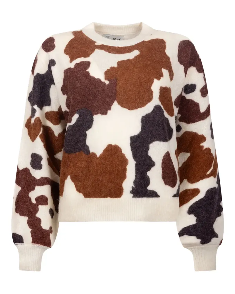 MC2 Saint Barth Danya cow-print sweater - Nude Nude