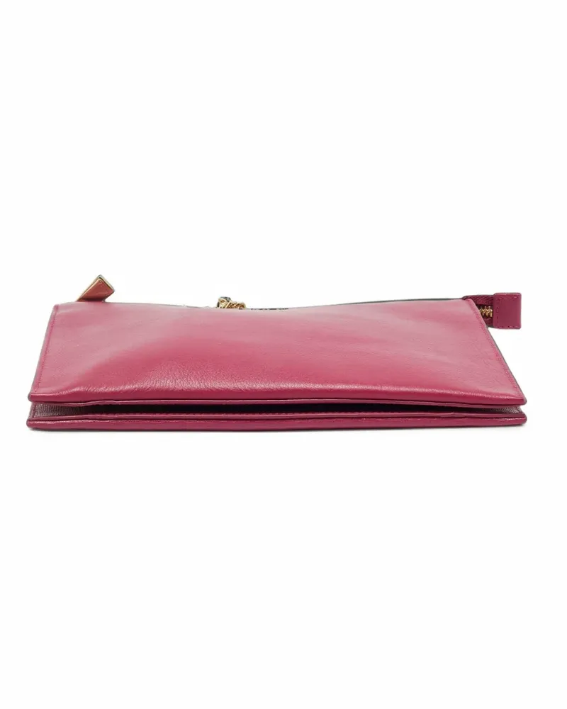 Furla flat chain clutch bag - Rosa Rosa