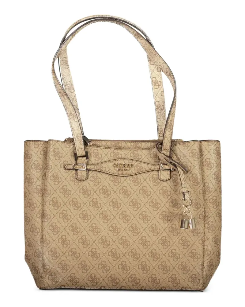 Guess monogram tote bag - Nude Nude