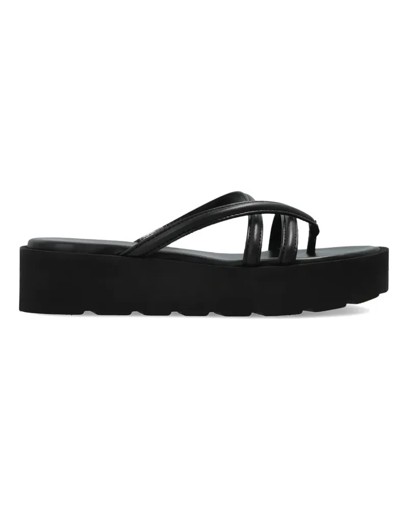 Gianvito Rossi Sandalen mit Plateausohle - Schwarz Schwarz
