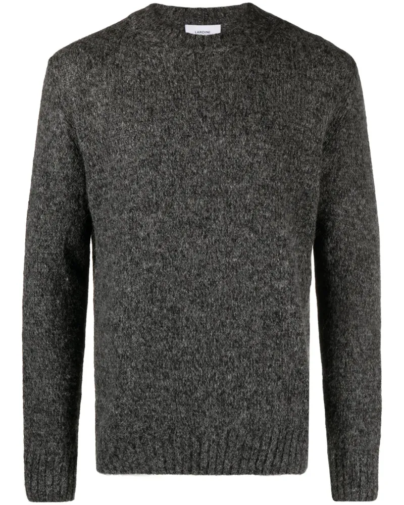 LARDINI Melierter Pullover aus Fischerstrick - Grau Grau