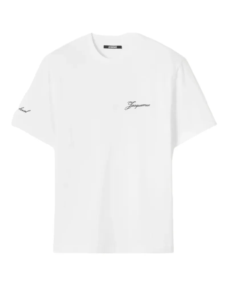 Jacquemus Courchevel T-Shirt mit grafischem Print - Weiß Weiß