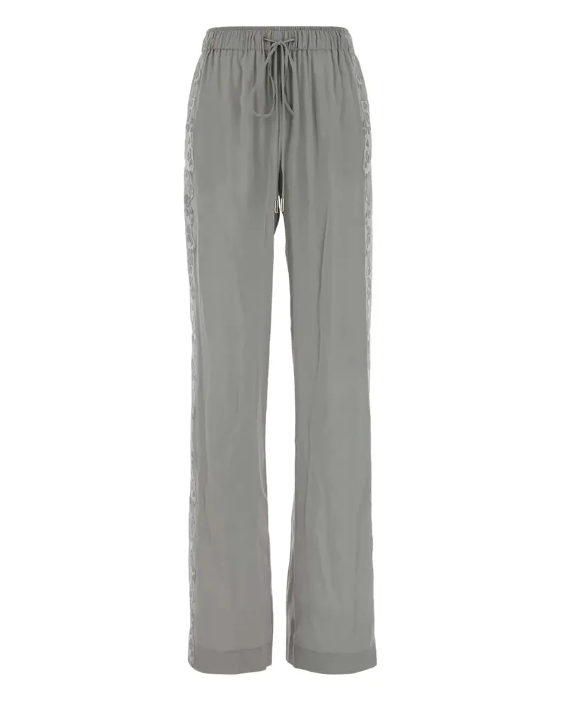 Ermanno Scervino silk blend palazzo trousers - Grau Grau