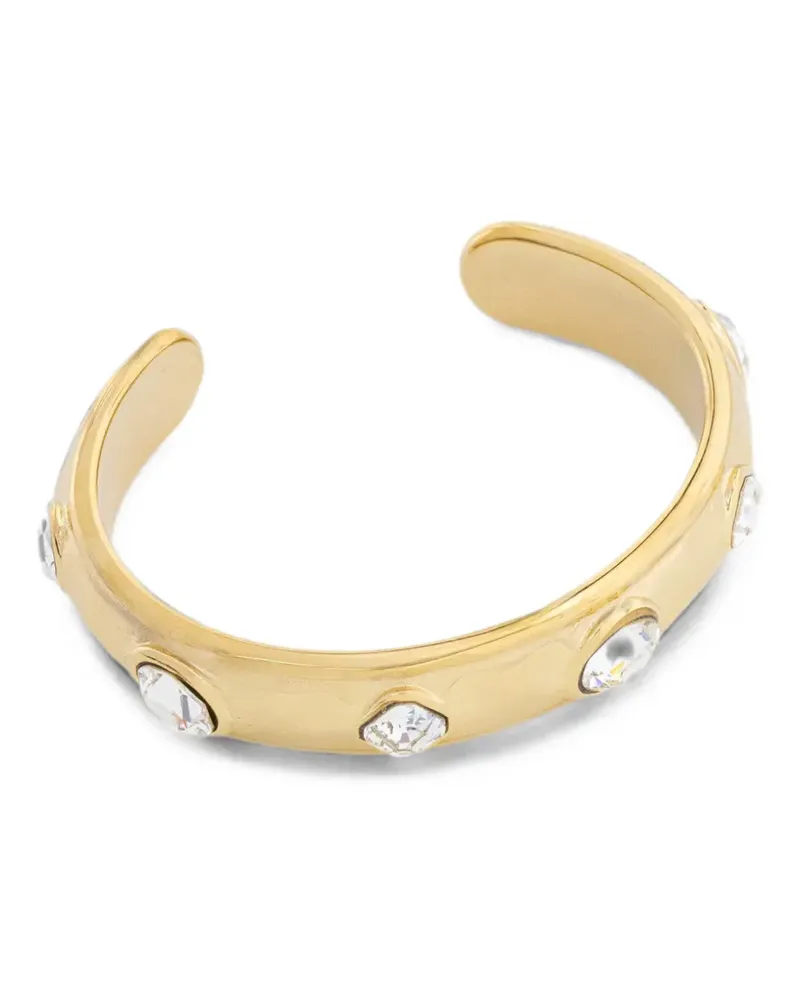 Guess crystal-embellished cuff bracelet - Gold Gold
