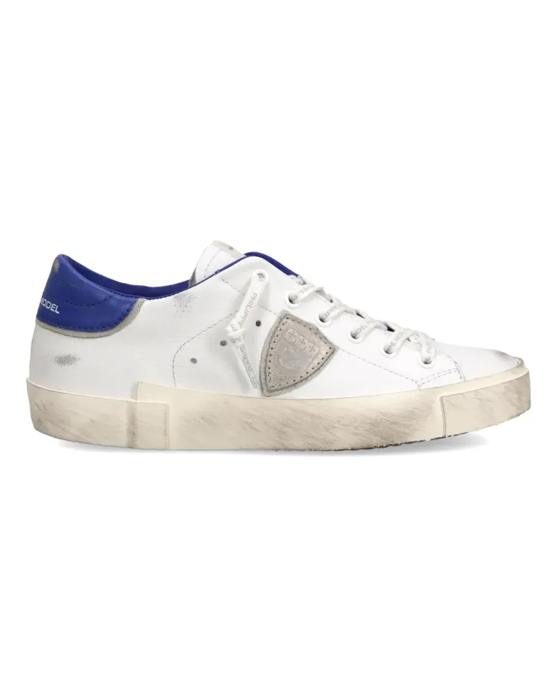 Philippe Model Sneakers mit Logo-Applikation - Weiß Weiß