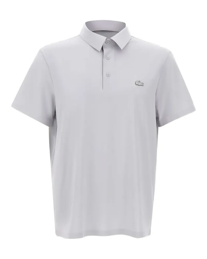 Lacoste logo-patch polo shirt - Grau Grau