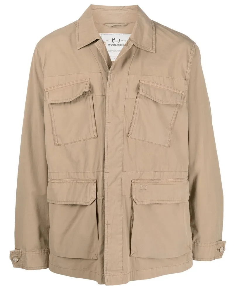 Woolrich Crew Field Jacke - Braun Braun