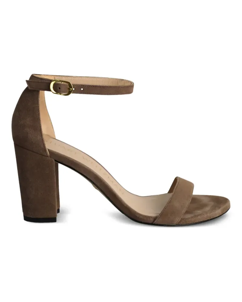 Stuart Weitzman block-heel sandals - Braun Braun