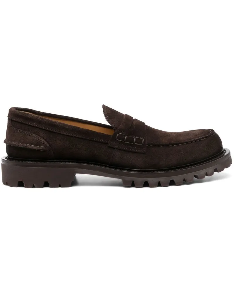 Scarosso Loafer aus Wildleder - Braun Braun