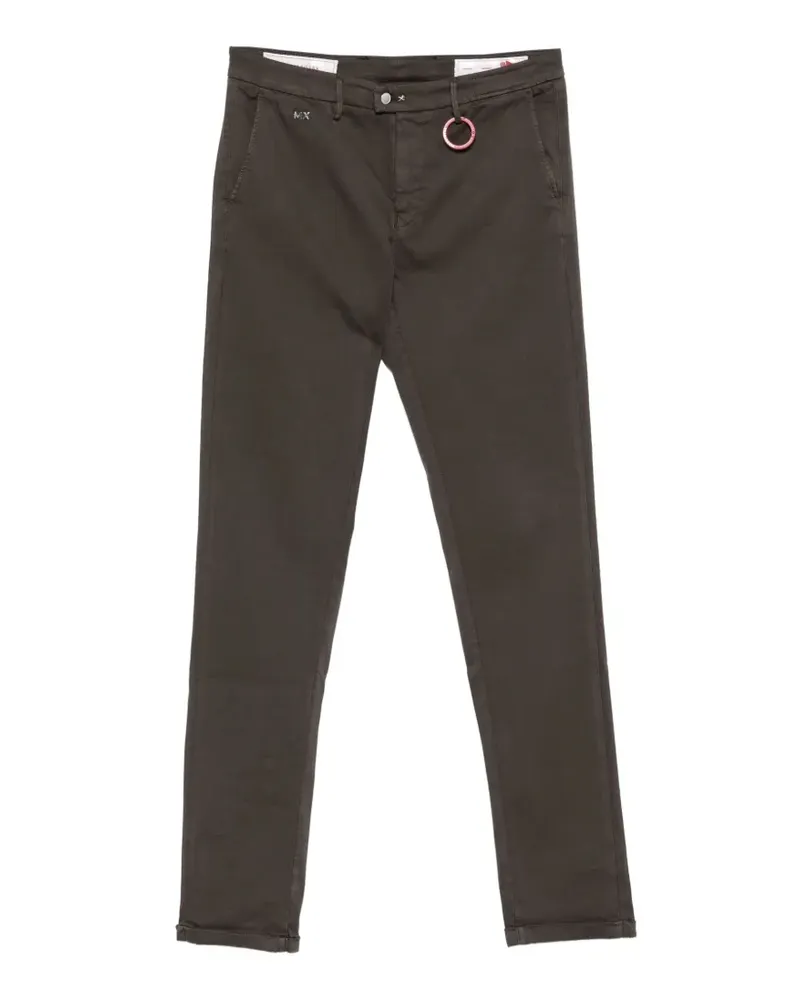 Tramarossa Gerade Luis Hose mit Logo-Patch - Braun Braun