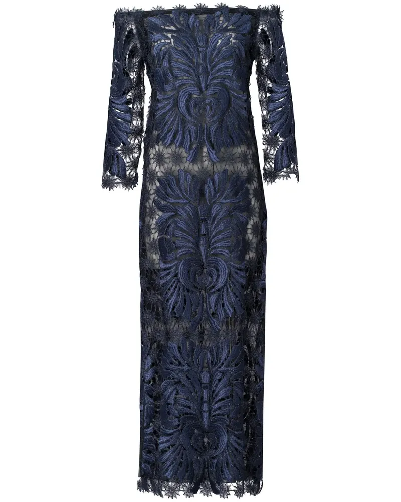 Silvia Tcherassi Lana Maxikleid - Blau Blau