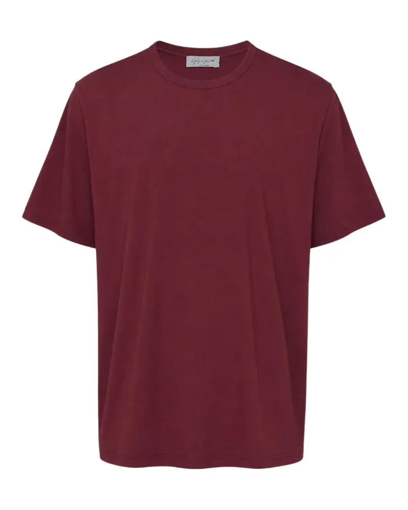 Yohji Yamamoto T-Shirt mit Rundhalsausschnitt - Rot Rot