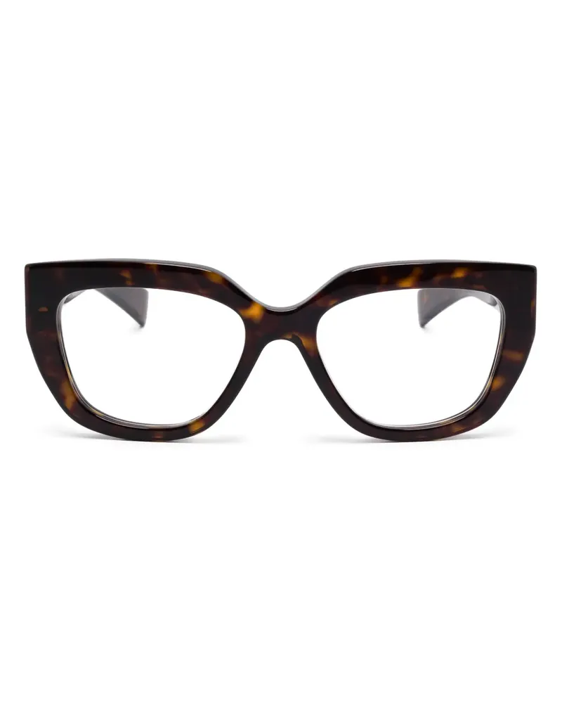 Gucci Brille mit Butterfly-Gestell - Braun Braun