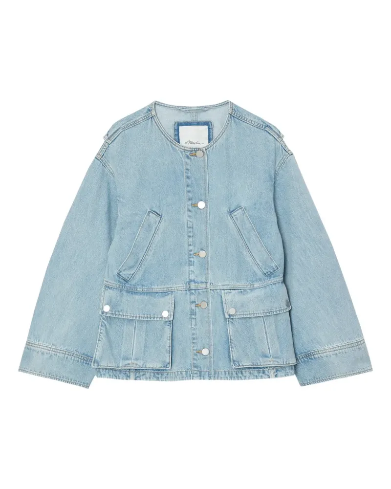 3.1 phillip lim flap-pocket jacket - Blau Blau