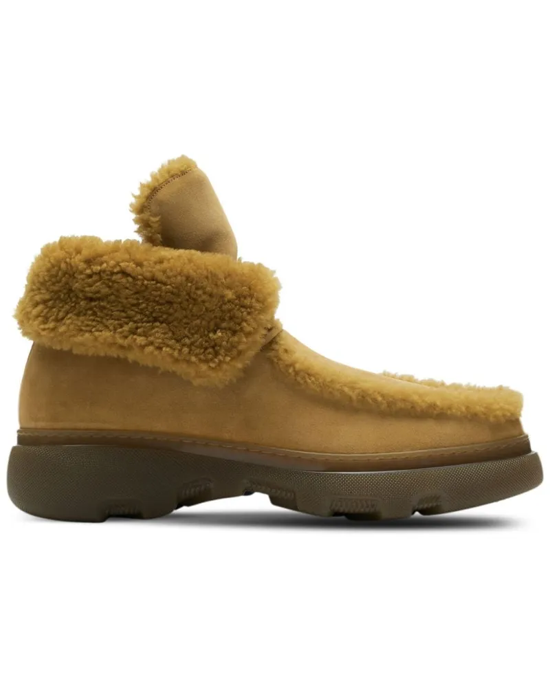 Burberry Creeper-Boots mit Shearling - Braun Braun