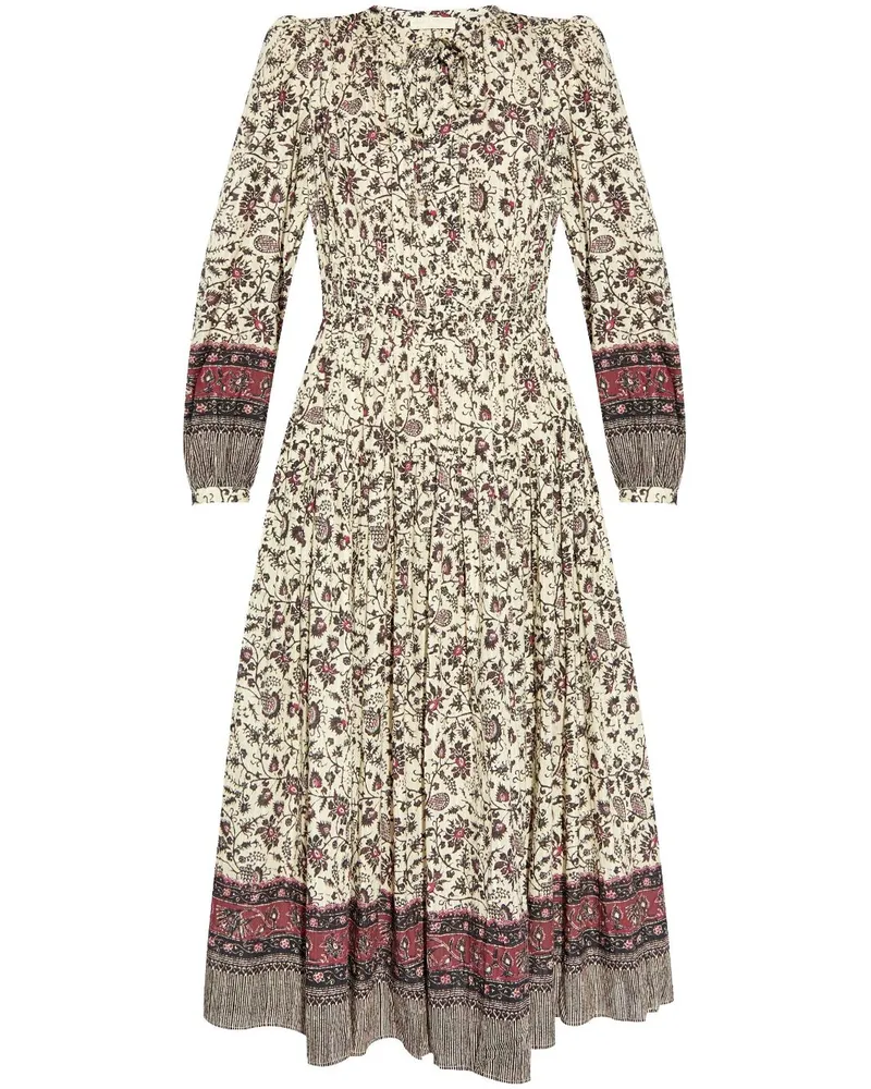 Ulla Johnson Mona Midikleid - Nude Nude