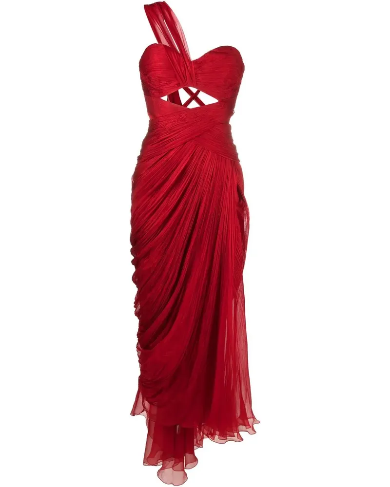 Maria Lucia Hohan Asymmetrisches Abendkleid - Rot Rot