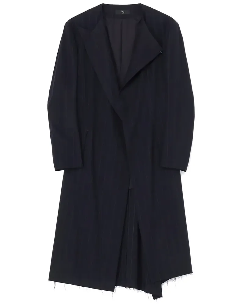Yohji Yamamoto Asymmetrischer Mantel - Blau Blau