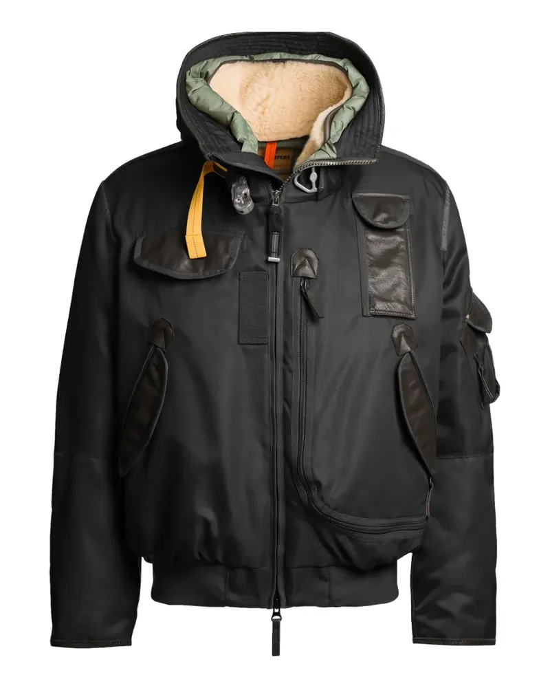 Parajumpers Gobi 20th Daunenjacke mit Shearling-Kragen - Schwarz Schwarz
