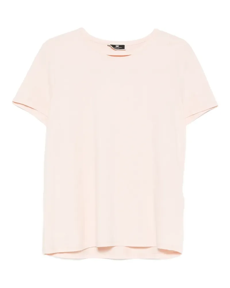 Elisabetta Franchi crew-neck T-shirt - Rosa Rosa