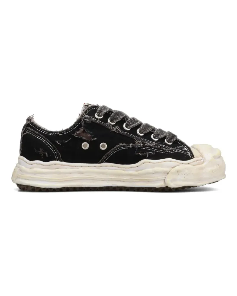 MIHARAYASUHIRO Hank Ripping Sneakers - Schwarz Schwarz