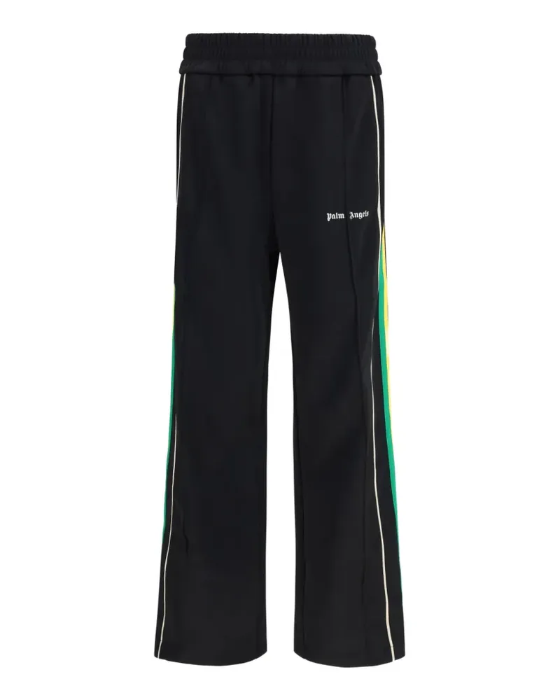 Palm Angels logo-print side-stripe track pants - Schwarz Schwarz
