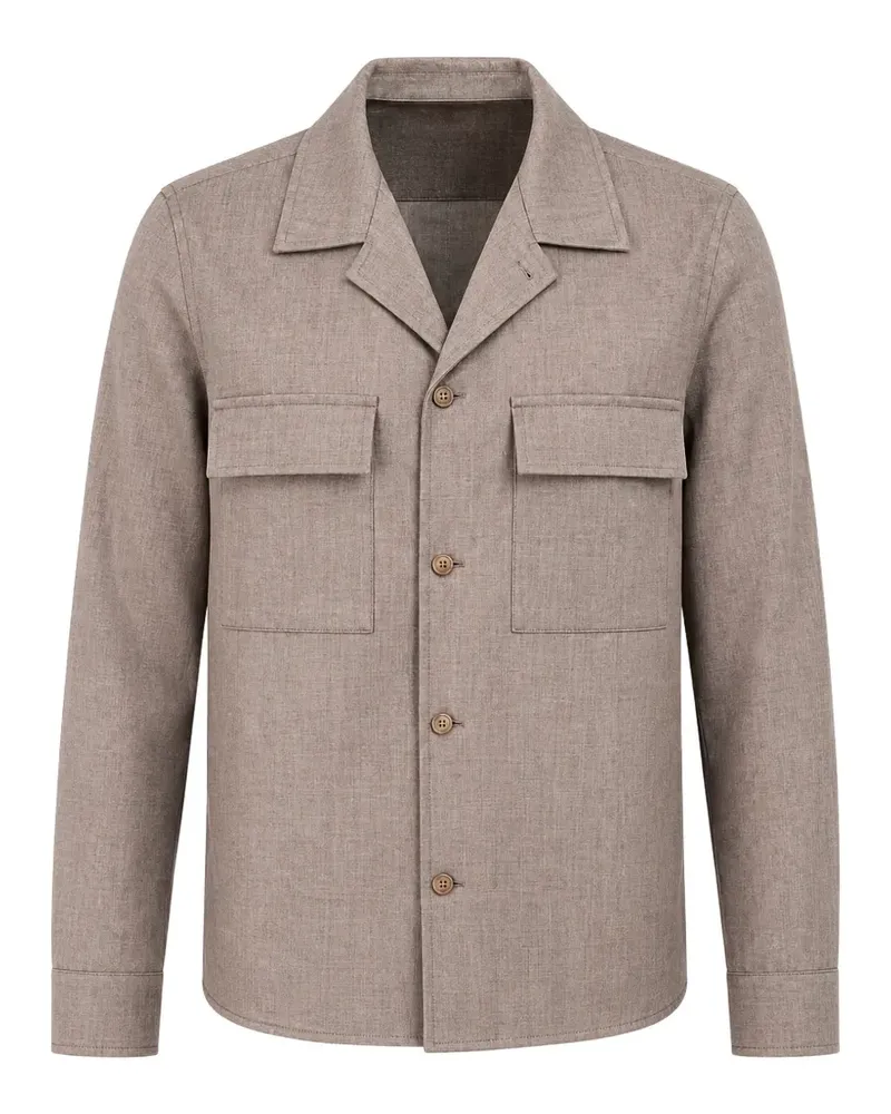 Briglia 1949 Geknöpfte Jacke mit Taschendetail - Nude Nude