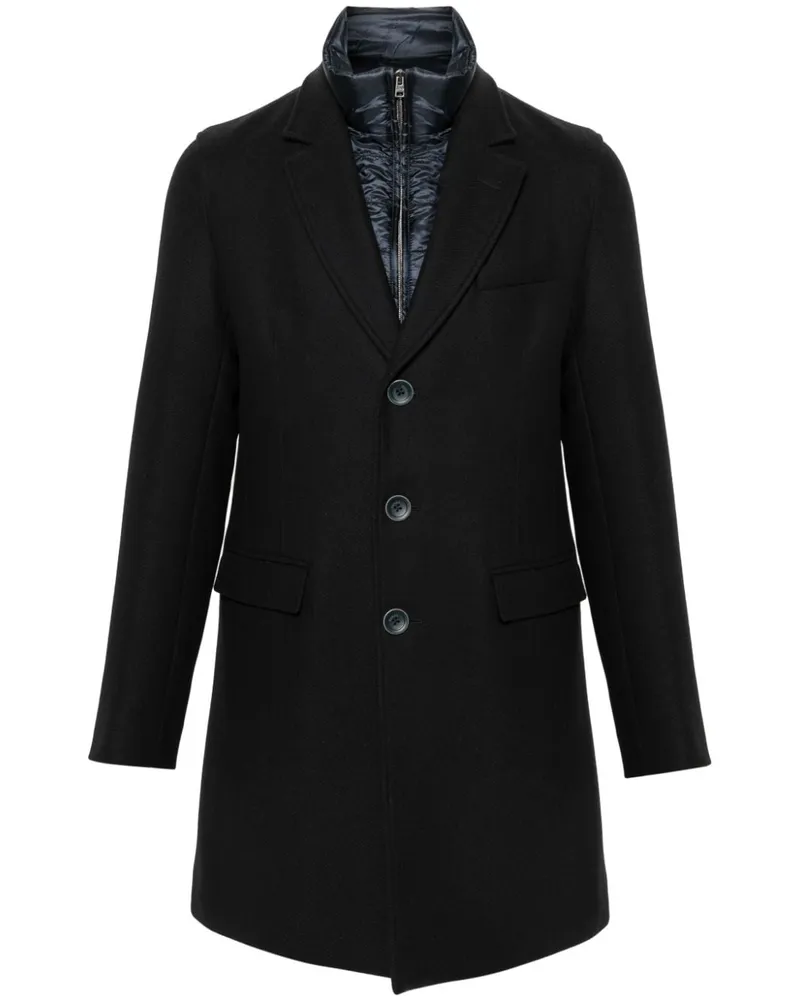 Herno Mantel im Layering-Look - Blau Blau