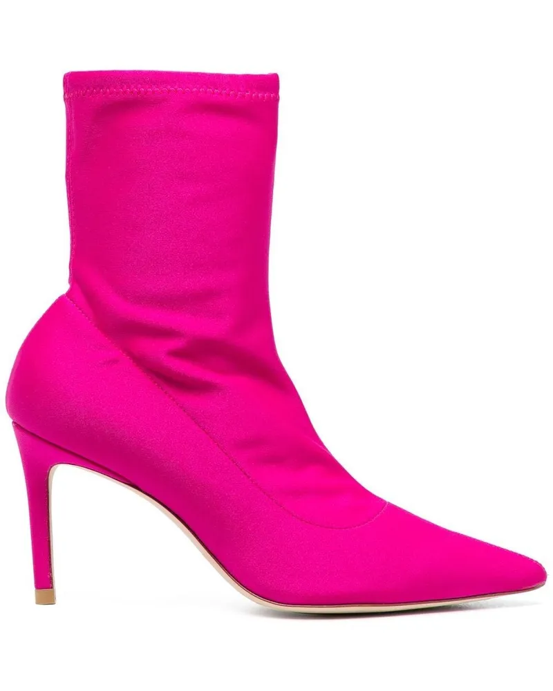 Stuart Weitzman Sock-Stiefel 90mm - Rosa Rosa