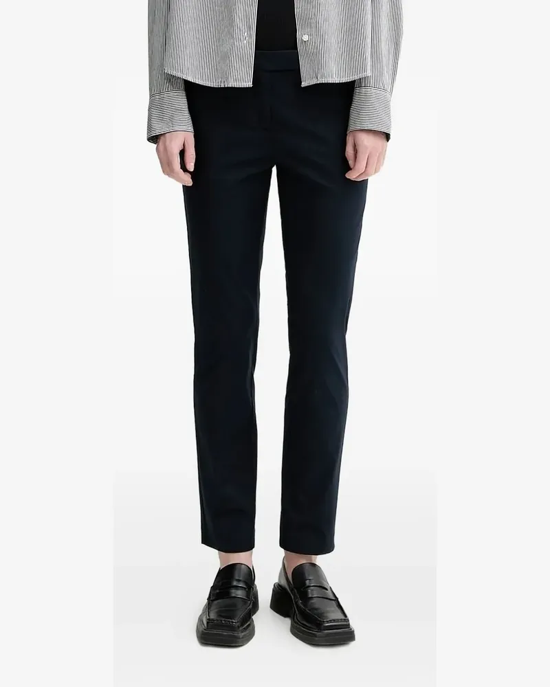 Marc O'Polo Gerade Hose mit verdecktem Verschluss - Blau Blau