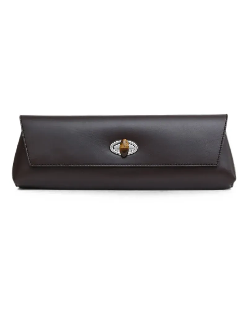 Christopher Esber Buki Clutch - Braun Braun