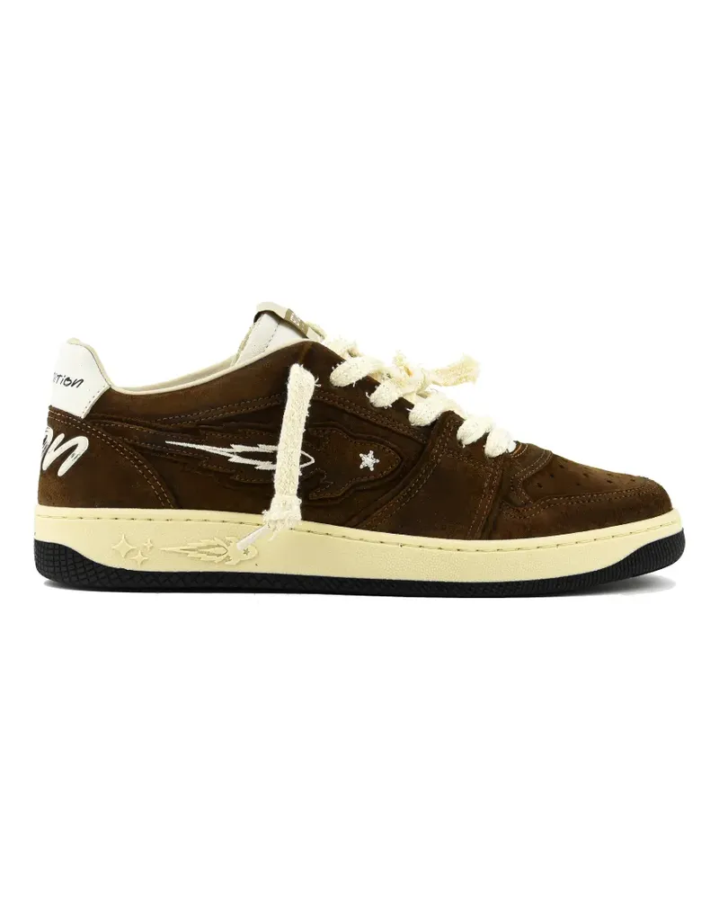 ENTERPRISE JAPAN lace-up sneakers - Braun Braun