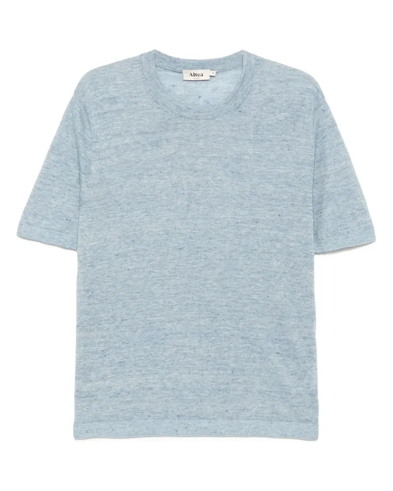 Altea Poloshirt aus Leinen - Blau Blau
