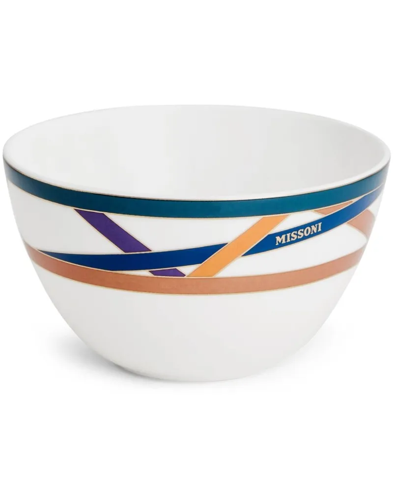 Missoni Home Nastri Suppenteller - Weiß Weiß