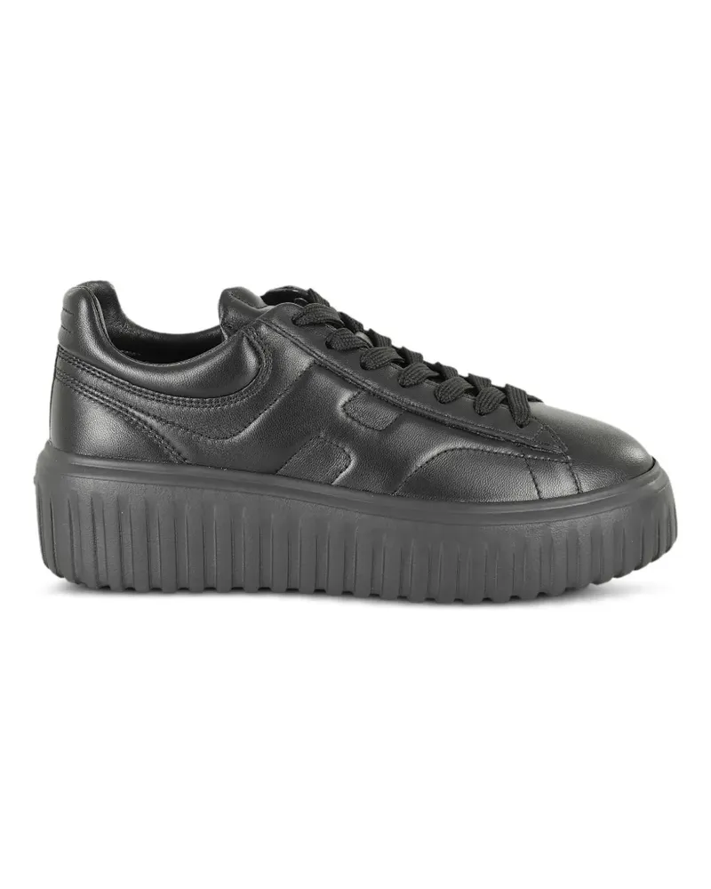 Hogan H-Stripes Sneakers - Schwarz Schwarz