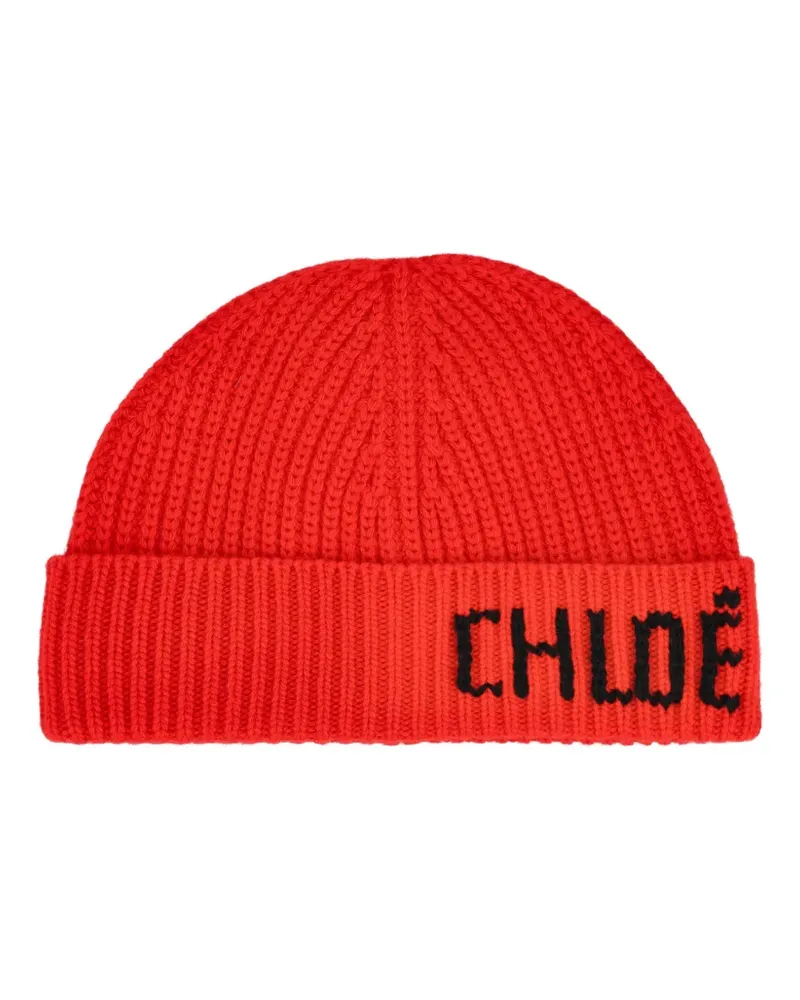 Chloé Joyful beanie hat - Rot Rot