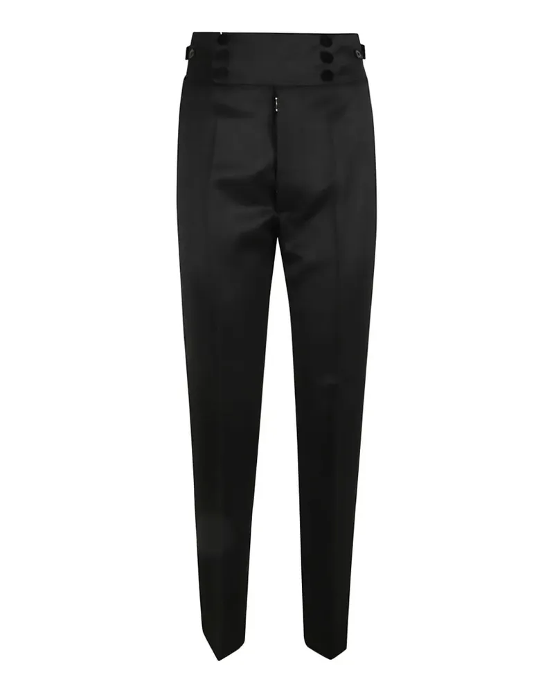 Maison Margiela Tapered-Hose mit Ziernähten - Schwarz Schwarz