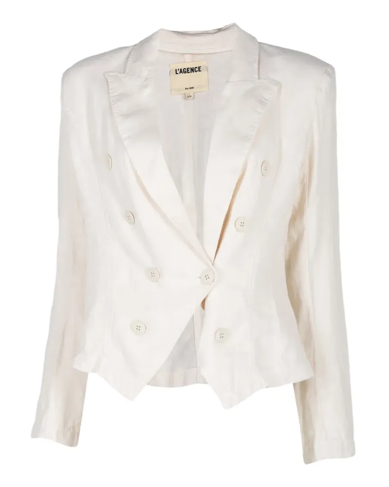 L'Agence Emerson structured blazer - Weiß Weiß