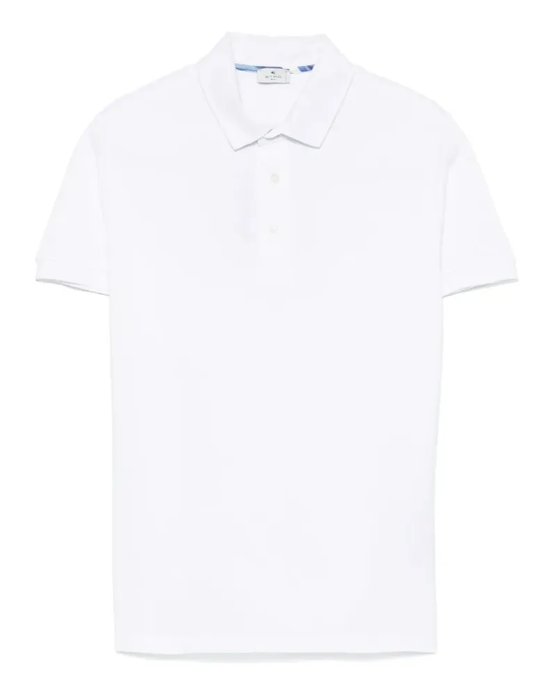 Etro Klassisches Poloshirt - Weiß Weiß