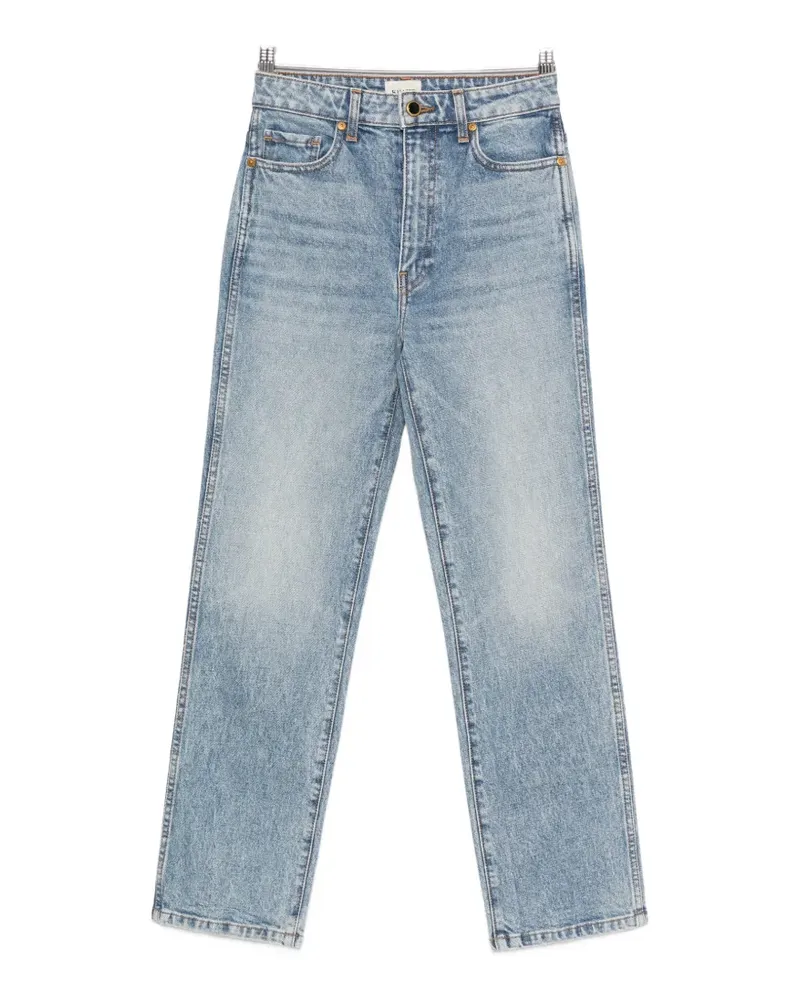 KHAITE Abigail button-fastening jeans - Blau Blau